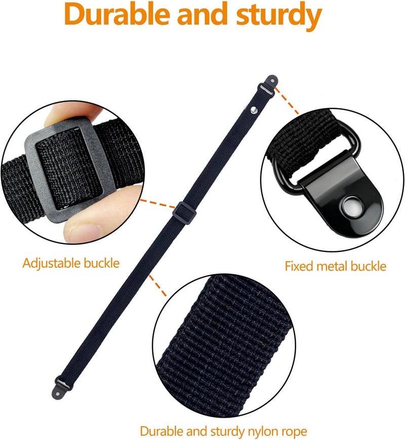 SSGP 2-Pack Adjustable-Length TV Safety Straps No-Drill Anti-Tip Furniture Anchors Child Safety Protectors Anti-Shock Securing Straps Suitable for Flat Screens and Cabinets - Image 4